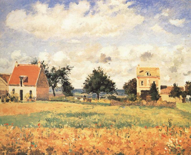 Camille Pissarro Hung housing oil painting picture